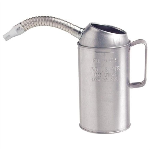 Разливочная жидкость Edelmann 75-444 емкостью 4 литра из оцинкованной стали с гибким