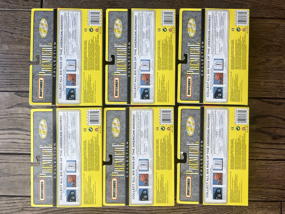 Matchbox Premiere Collection Rigs Series 1 - Complete Set of 6 NIB unopened - Image 2 of 2