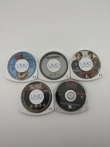 PSP UMD Movie and Music Lot of 5