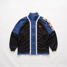 Vintage Nike Track Jacket Blau Schwarz Orange...