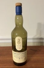Lagavulin Offerman Edition Caribbean Rum Cask Aged 11 Year Empty Bottle W/ Cork