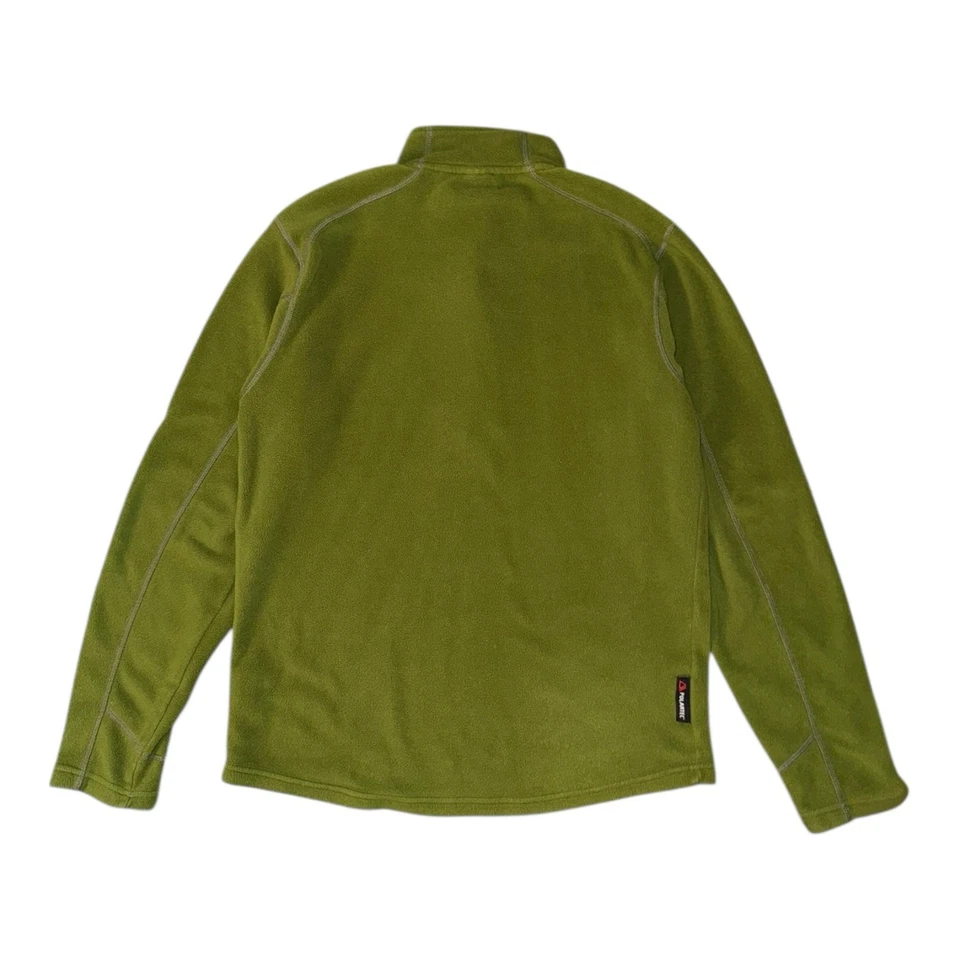 Rab Fleece Mens S Green Micro Pull On 1/2 Zip Sweater Outdoor Hiking Mid Layer - Image 2 of 4