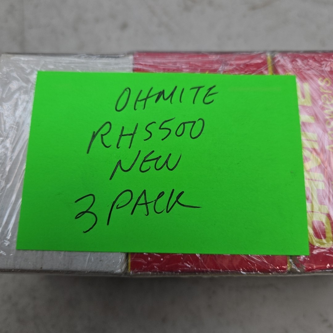 3 Pack Ohmite RHS500 Model H Rheostat 25W 500 Ohms Ceramic New Lot of 3