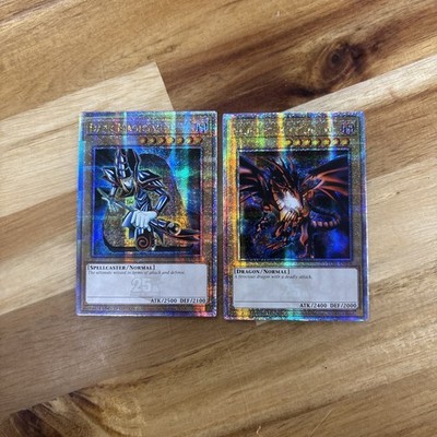 Yu-Gi-Oh! TCG Dark Magician (Quarter Century Secret Rare) And Red Eyes B Dragon