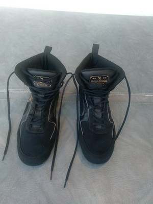 Hayabusa Pro Boxing Shoes Lightweight Black US Mens Sz 12 (FREE SHIPPING) 