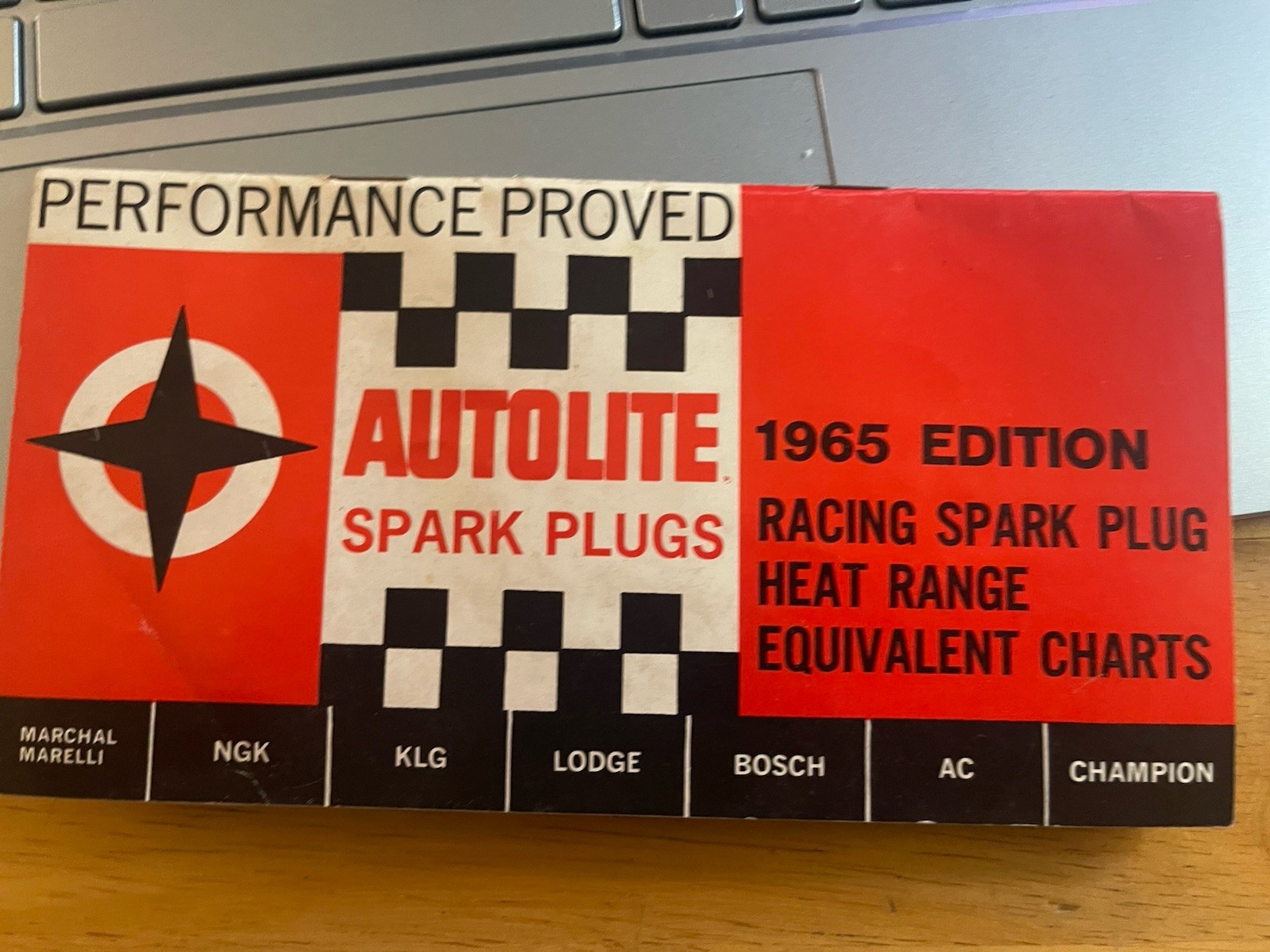 Autolite 1965 Ed.Racing Spark Plug Heat Range Equivalent Chart
