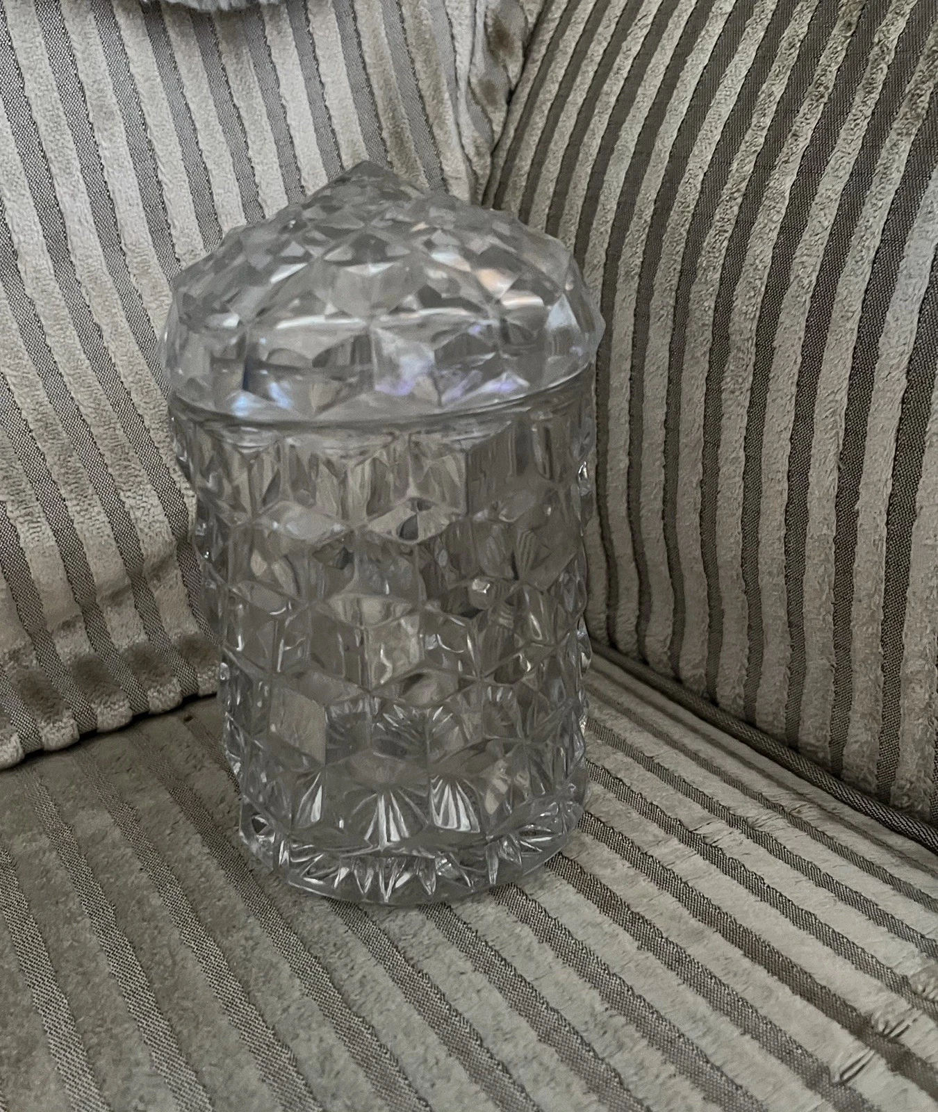 Fostoria American Vintage Pickle Jar Lidded Jar
