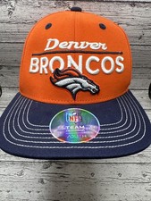 Denver Broncos Hat Orange/Blue Hat, Size "Youth"- NEW Spell Out