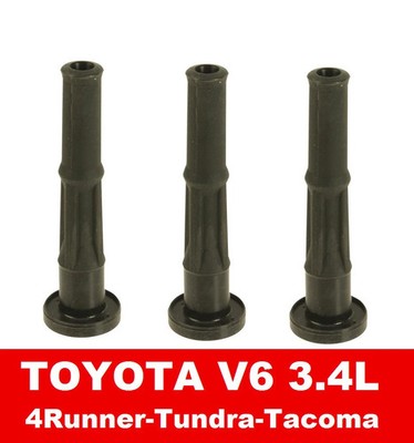 for Toyota 3.4L 4Runner-Tacoma-Tundra-T100 V6 Spark Plug Coil Boots Set of 3