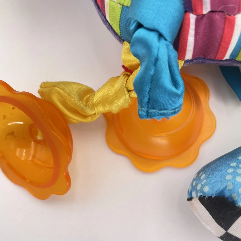 Lamaze Jacque the Peacock Clip & Go Sensory Toy Baby Stroller Plush Teether Crin - Image 3 of 4