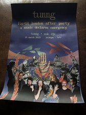 tunng EartH london after party x music declares emergency poster