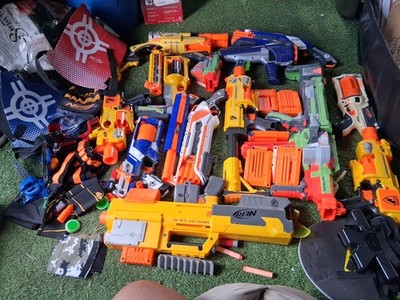 NERF N-Strike DEPLOY CS-6 / Nitro/ Accessories/ VESTS + More Large Lot