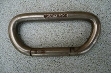 Karabiner aus Stahl ASMÜ 3400 zum Klettern / Vintage 1960-er