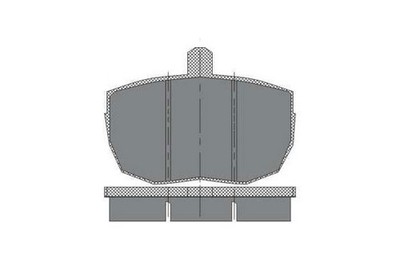 Bremsbeläge Brembelagsatz SCT SP121PR - OEM FDB829 FSL829 GDB341