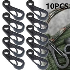 10 Mini SF Aluminum Spring Carabiner Clip Keychain Outdoor Snap Camping Hook