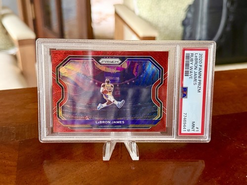 LeBron James [Ruby Wave Prizm] #1 2020 Panini Prizm card