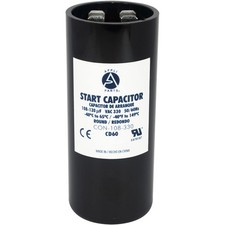 Motor Start Capacitor 108-130 Mfd uF 330 VAC Universal Fit 1.43 x 3.38 inch