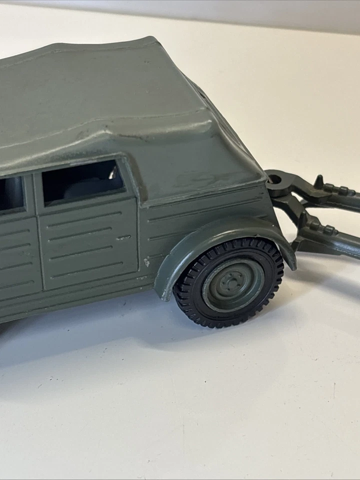 DINKY TOYS 617 - VOLKSWAGEN KDF & 50mm P.A.K. PISTOLA ANTITANQUE - JUGUETE FUNDIDO A PRESIÓN Foto 4 de 4