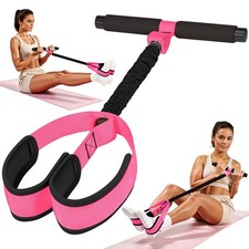Upgraded Durable Pedal Resistance Band with Handle, Thickened Latex Tubes and...
