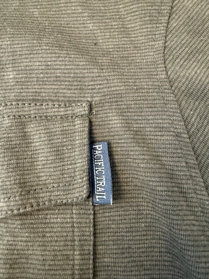 Pacific Trail Men’s Knit Polo Shirt Size XLarge Green Short Sleeve New With Tags - Image 2 of 4