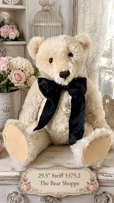 29.5  1950s 5375.2 STEIFF STUDIO ORIGINAL BEAR FLAT FEET -NO BUTTON RHTF