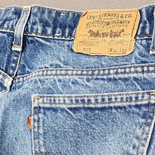 VTG 70's Levi  s 517 Bootcut Jeans 34x32 Fit 32x30 USA Orange Tab Fade 1979