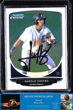 2013 Bowman *Harold Castro **Card #BCP32** AUTO (RC)