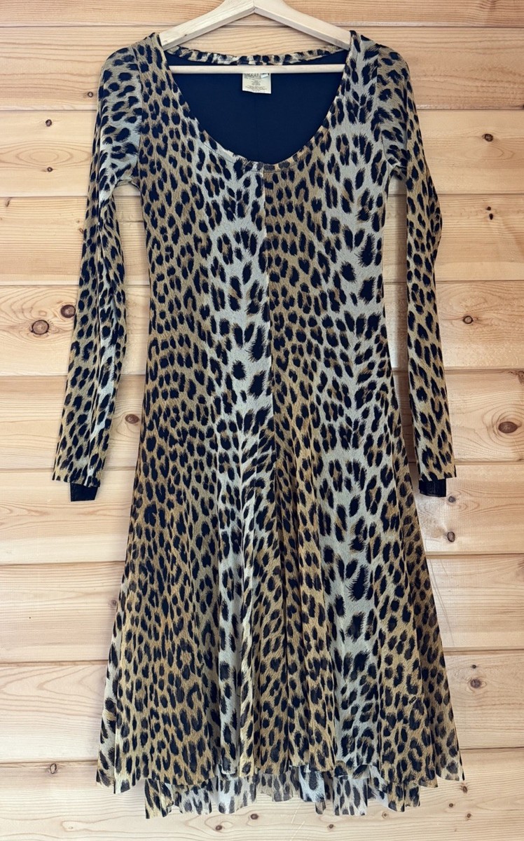 knee length dresses for ladies Be Right There Mesh Dress // Leopard *Zoco Exclusive* XXXLarge
