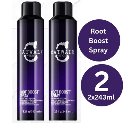 2 x 243ml *Catwalk by TIGI* | Root Boost Hair Volume Spray | Lifts & Texture