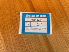 TMC 2457 Size 14 Package of 100 Fly Tying Hooks Tiemco