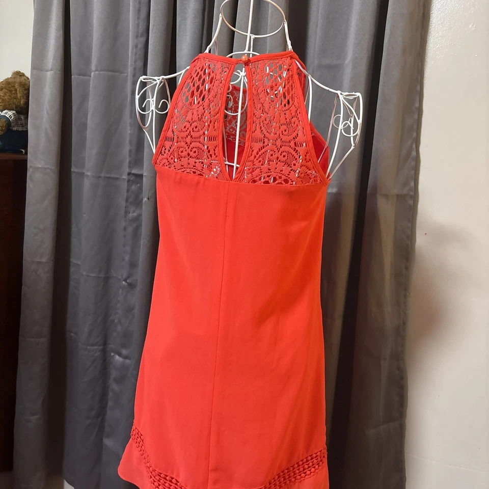 IZ Byer Crochet Lace Racerback Dress - Image 3 of 4