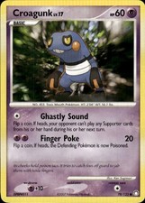 Croagunk 78/123 Common Mysterious Treasures Pokemon Near Mint