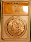 1882-P Morgan Silver Dollar ANACS AU58 PQ ORIGINAL