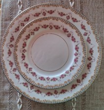 noritake china pink floral M in the Wreath, used but excellent condition
