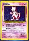 Pokemon Cards - Mewtwo 10/102 - Base Set - Played