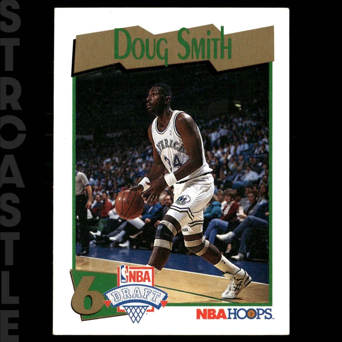 Doug Smith RC 1991-92 Hoops #551 NBA Draft Mavericks 🏀 Basketball Card