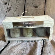 Jessica Simpson Women's 3 Piece Aromatherapy Bath Salt Gift Set NIB