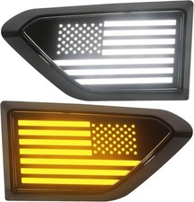 Side Marker Lights For Ford Ranger 2019-2023 Vents With Amber Turn Signals Drl Side Marker Lights For Ford Ranger 2019-2023 Vents With Amber Turn Signals Drl