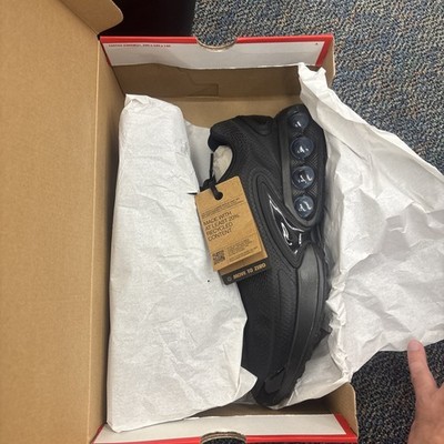 MENS NIKE AIR MAX DN_BLACK/BLACK-BLACK-MTLC DARK GREY DV3337-006-SIZE 14
