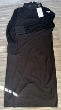 BloomChic Black High Neck Dress with Front Pockets Size 14-16 NWT Sexy Sleek