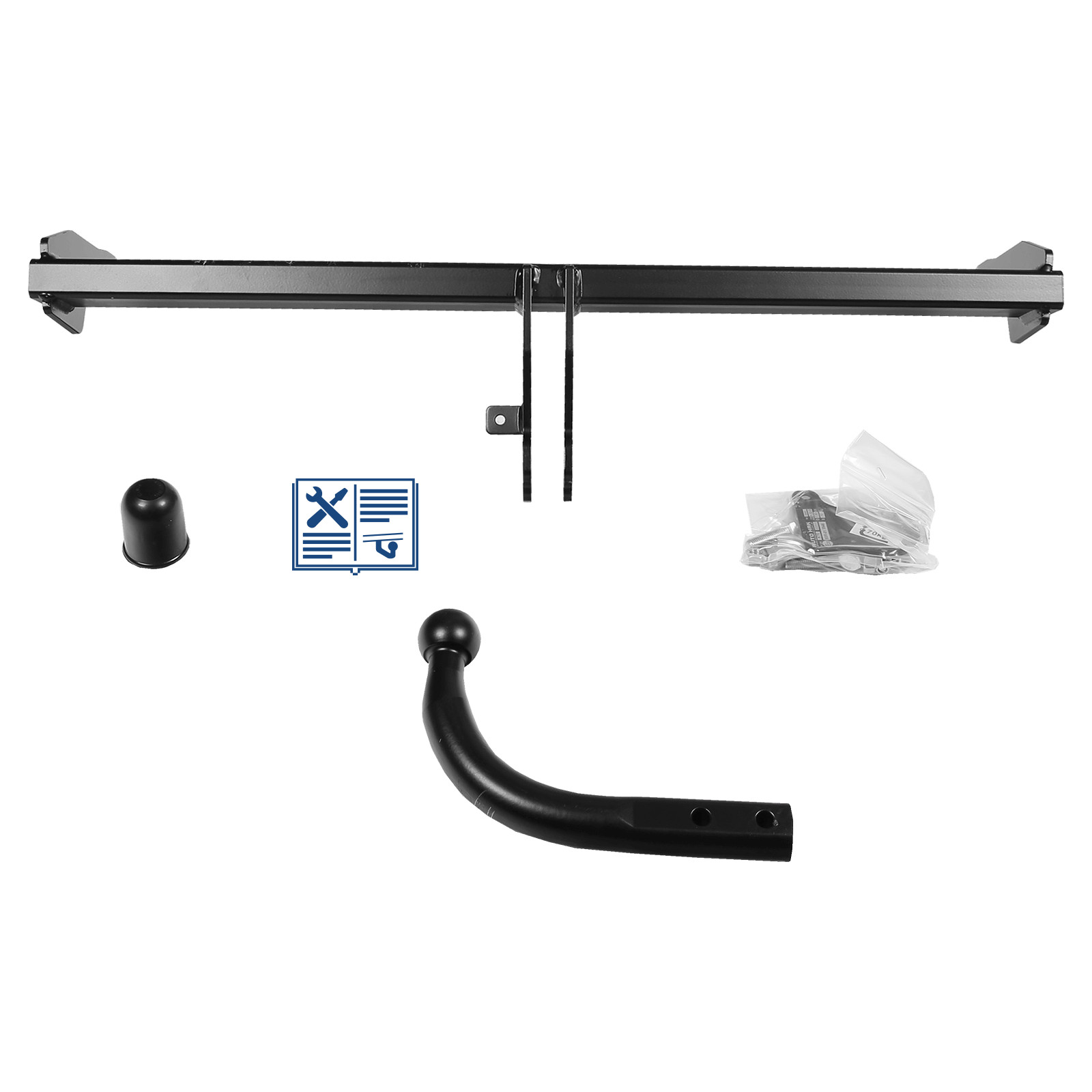Pack Attelage Auto Hak pour VW T-Cross 18- col de cygne avec faisceau multiplexé 13b - 2