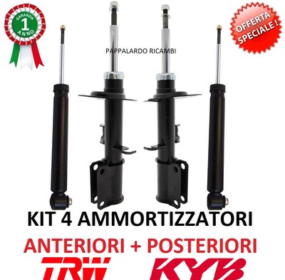 POSTERIORI FIAT MULTIPLA BIPOWER JGM602T KIT 4 AMMORTIZZATORI ANTERIORI
