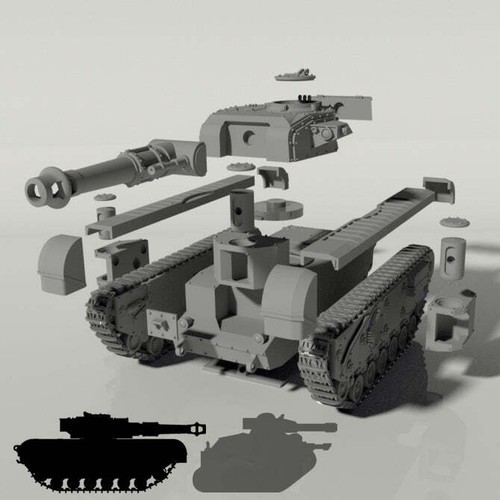 Grim Churchill Kampfpanzer / Flammenpanzer - Bild 7 von 18