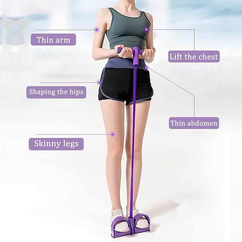 Pedal Puller Fitnessband - Einstellbar Bis 100 Lbs | Trainingsgerät Für Zuhause | Beine, Arme, Bauch