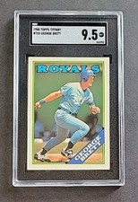 George Brett 1988 Topps Tiffany #700 SGC 9.5 MINT+ Royals MLB HOF