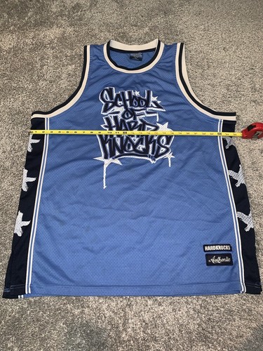 Vintage School of Hard Knocks Basketball Jersey #7 SOHK XXL CAROLINA BLUE 🔥 - Picture 7 of 8