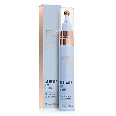 FixMD Activate Eye Cream, Illuminates & Tightens 0.5 fl oz / 15 mL NEW & BOXED