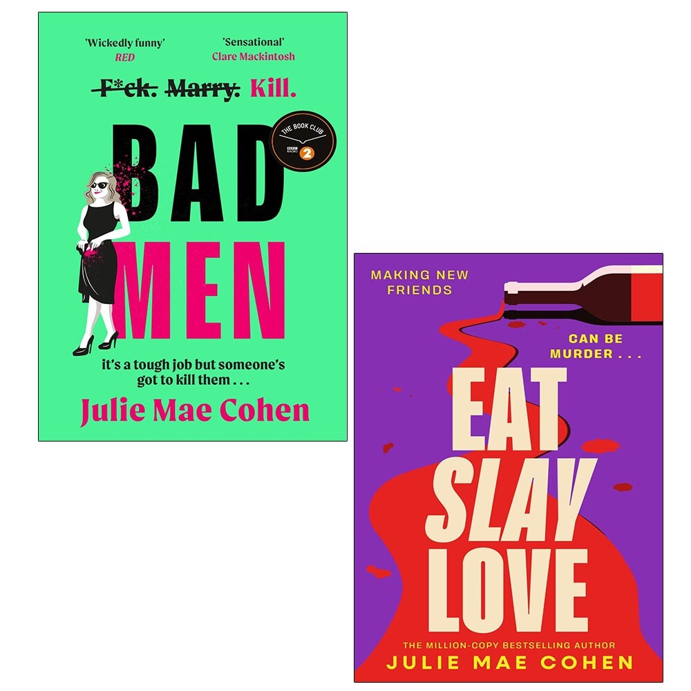 Julie Mae Cohen Collection 2 Books Set Bad Men, Eat Slay Love Paperback