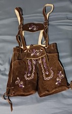 Authentic Traditional Lederhosen Geissenpeter Germany Bavaria Octoberfest EU36 S