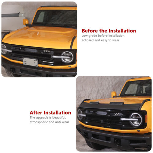 Protector protector de capó de sujetador de motor delantero para Ford Bronco 2021+ accesorios - Imagen 4 de 8